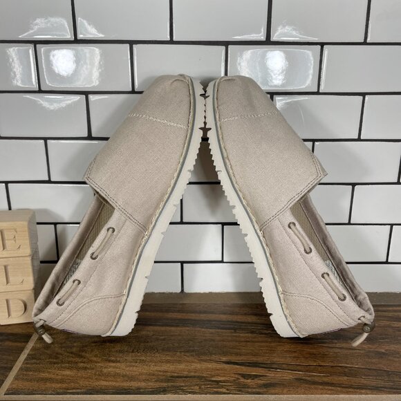 Skechers BOBS Chill Flex Hot 2 Trot Womens Size 10 Shoes Natural Alpargata Flat - Picture 7 of 14